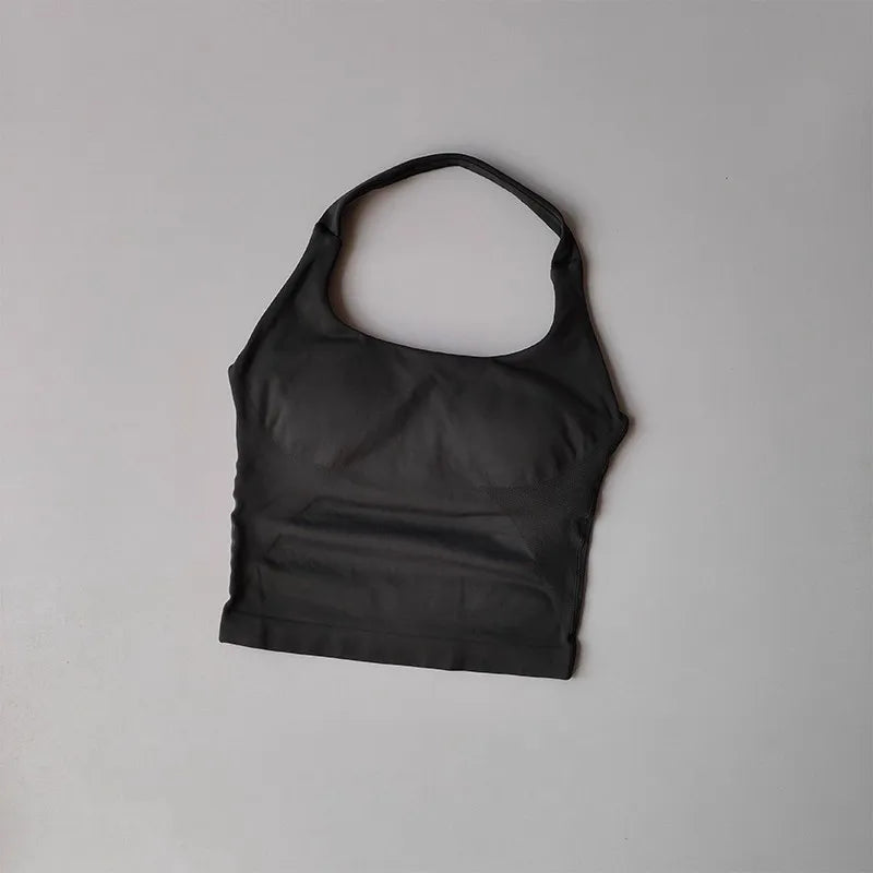 Women Fitness Sports Bra Halter Yoga Pilates Top