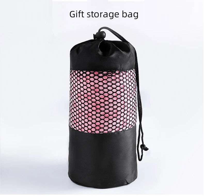 Yoga Mat Towel Non Slip Absorbent Hot Yoga Towel with Grip Points for Pilates Fitness