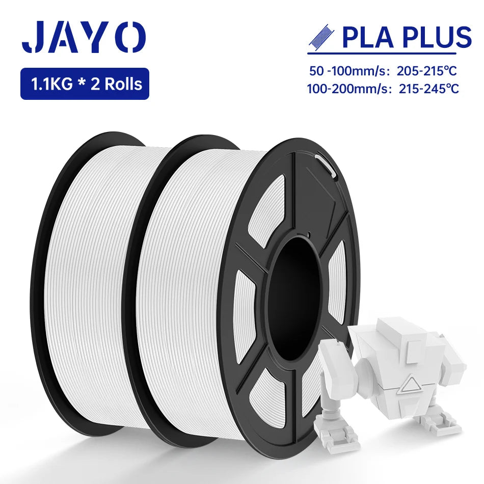 JAYO PETG/PLA/SILK/PLA Meta/PLA+/ABS 2Rolls 3D Printing Filament 1.75MM Children Creative Model Material For 3D Pen Filament - trendingshoping.com