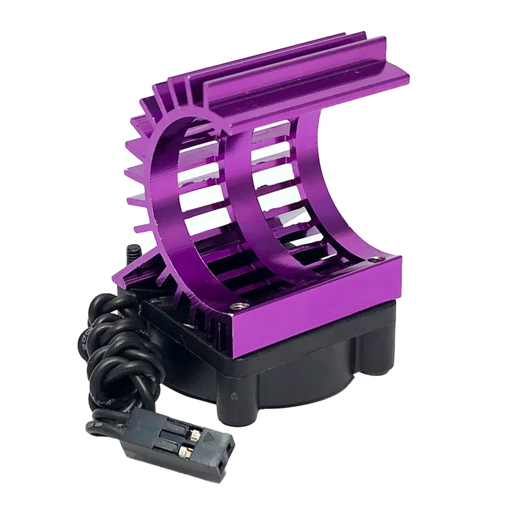 RC 380 390 2838 2845 2847 Brushless Motor RC Motor Fan Aluminum Cover Heat Sink with Cooling Fan for 1/14 1/16 1/18 RC Car - trendingshoping.com