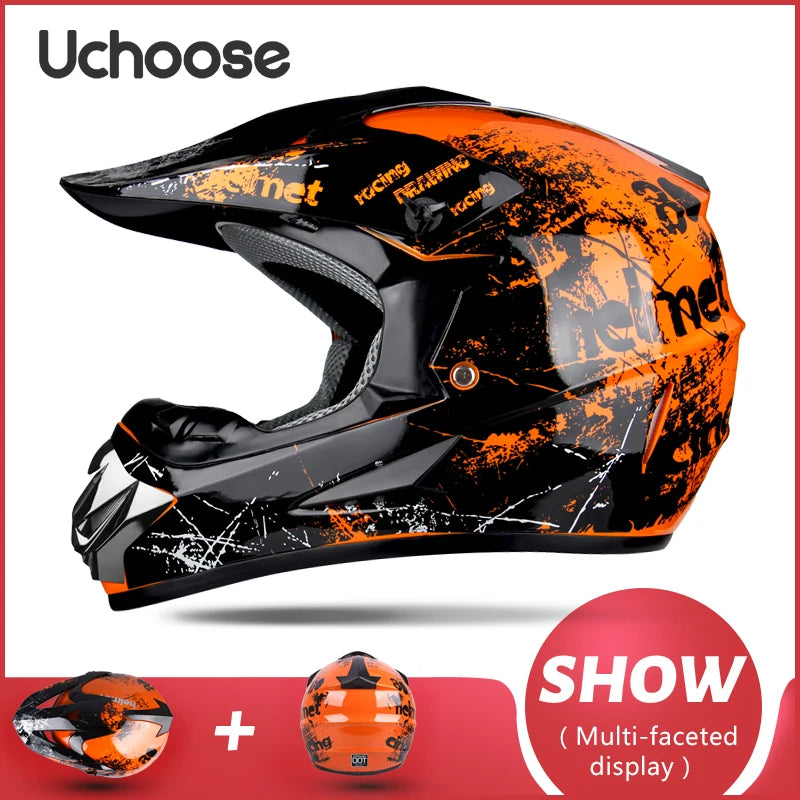 Motocross Motorcycle Helmet Adult Off Road Racing Enduro Helmet