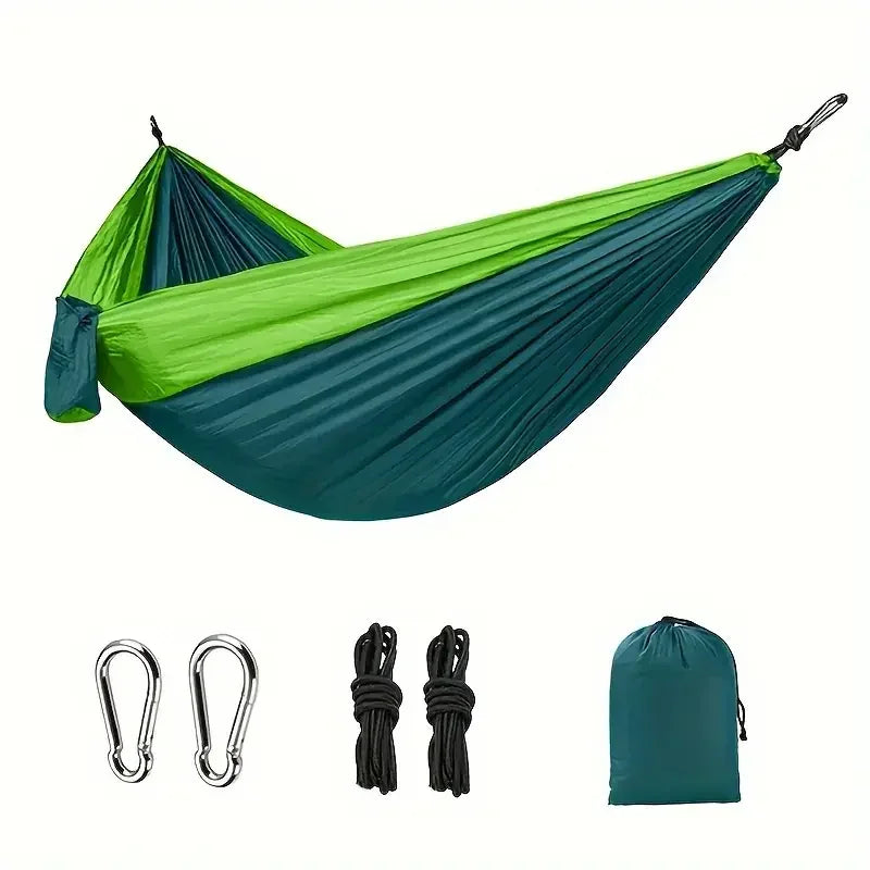 Camping Hammock Portable Lightweight Parachute Nylon Hammock For Outdoor Backpacking Survival Travel