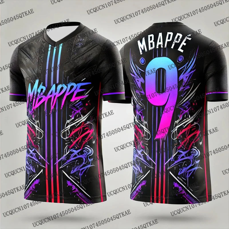 Football Sports T Shirt Number 9 Breathable Training Jersey