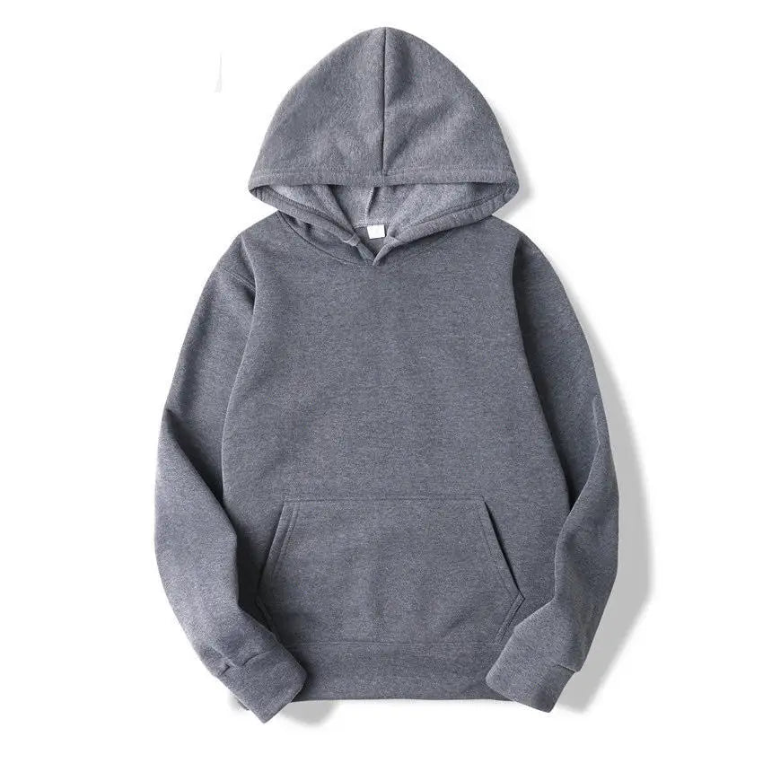 Black Hoodie – Unisex Fleece Pullover Sweatshirt for Men