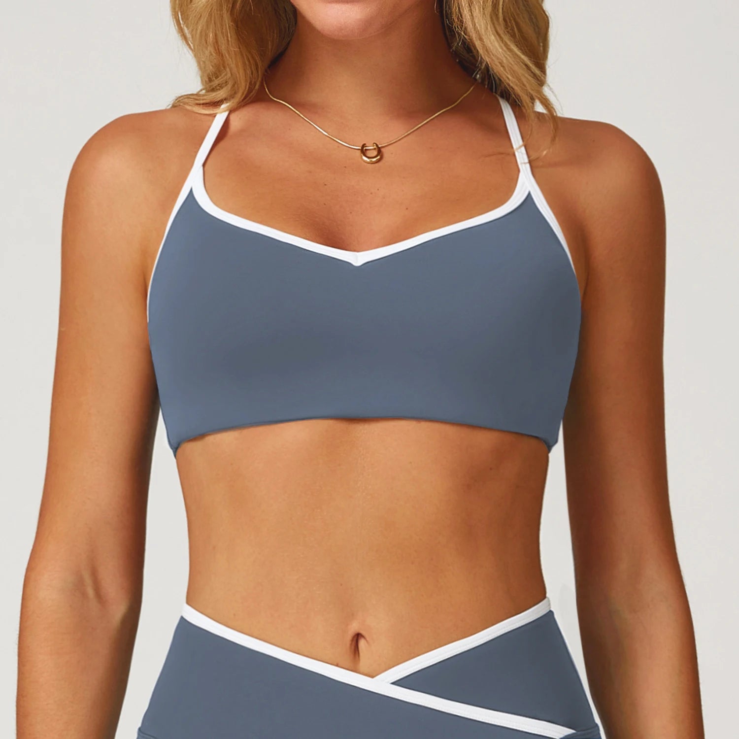 Women’s High-Impact Shockproof Sports Bra - XP102 Push-Up Yoga & Fitness Crop Top