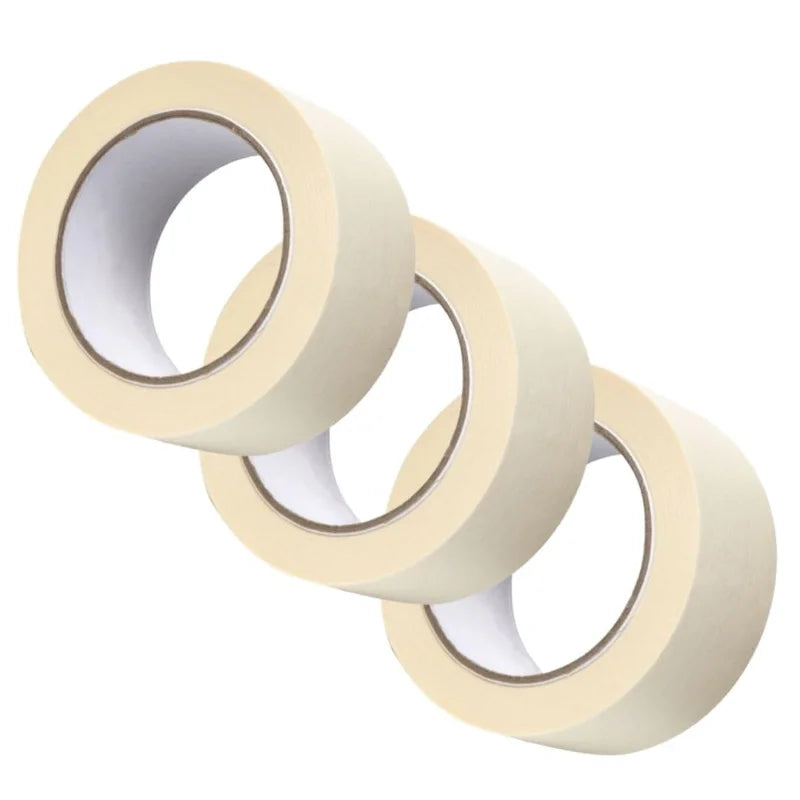 3-Pack Masking Tape 2in x 55yd | General Purpose Multi-Surface Tape for Painting & Craft