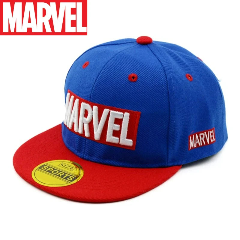 Marvel Anime Kids HipHop Cap – Cartoon Snapback Sun Hat for Boys & Girls