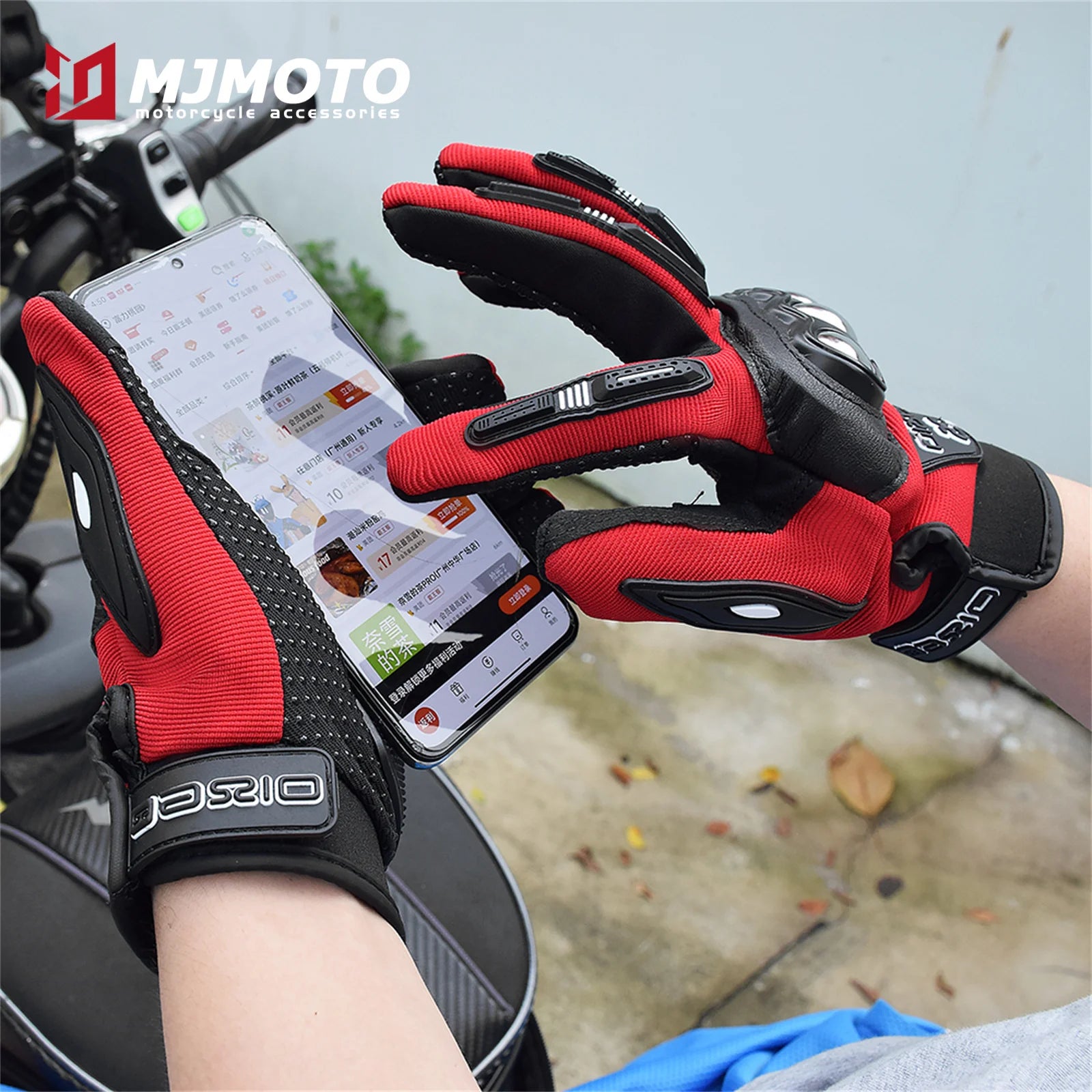Motorcycle Gloves Breathable Racing Gloves Steel Protective Motorcyclists Riding Gloves Touch Screen Moto Biker Gloves Summer