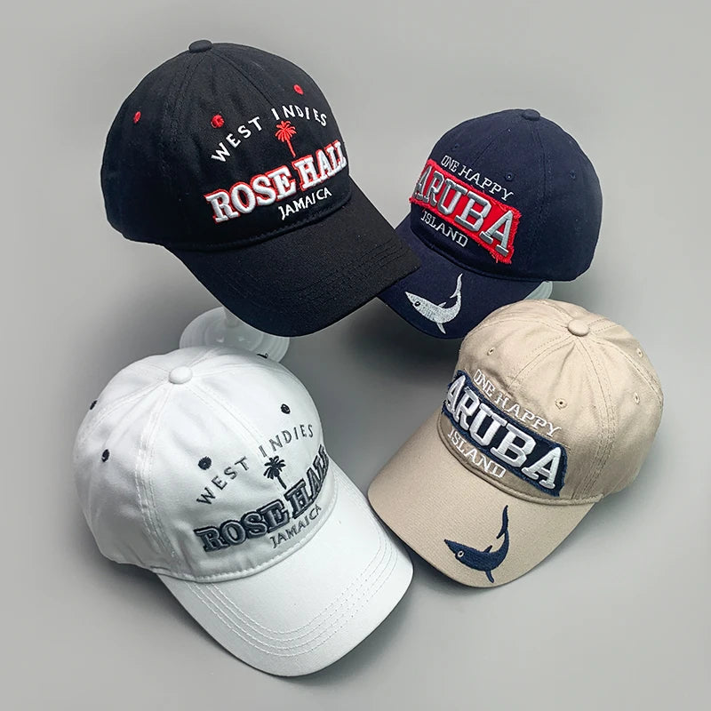 Hip Hop Shark Cap – West Coast Letter Baseball Hat Casual Skate Style