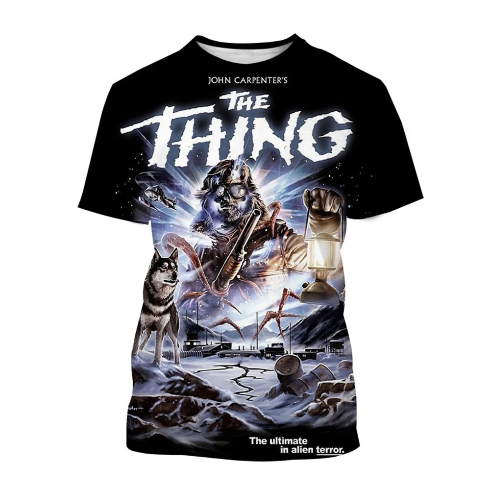 Trendy 3D Printed T-Shirt – Breathable Casual Summer Streetwear