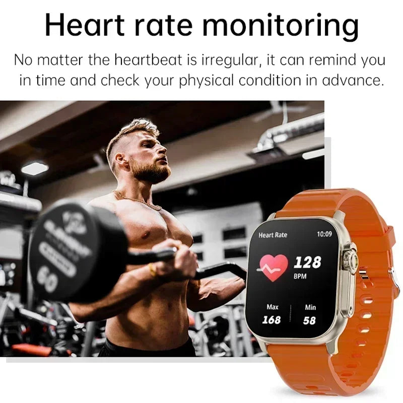 2025 Smart Watch – Heart Rate Tracker, Sleep Monitor, Dustproof & Waterproof Fitness Watch for Active Lifestyle