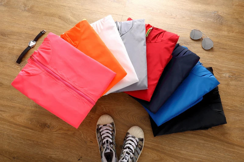 Men's Waterproof Hiking Jacket - Lightweight Hooded Sun Protection Windbreaker for Fishing, Running & Outdoor Sports