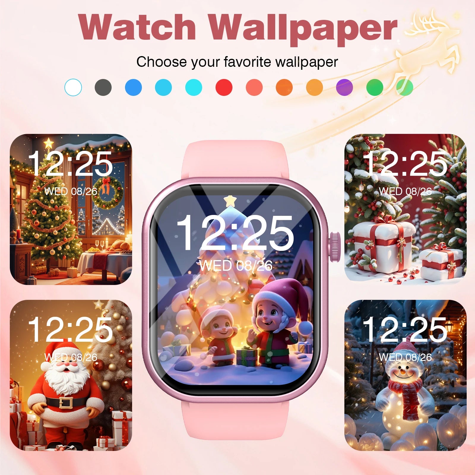 Smart Watch for Men & Women – Wireless Calling/Dial, App Notifications, Sports Fitness Watch for iPhone & Android