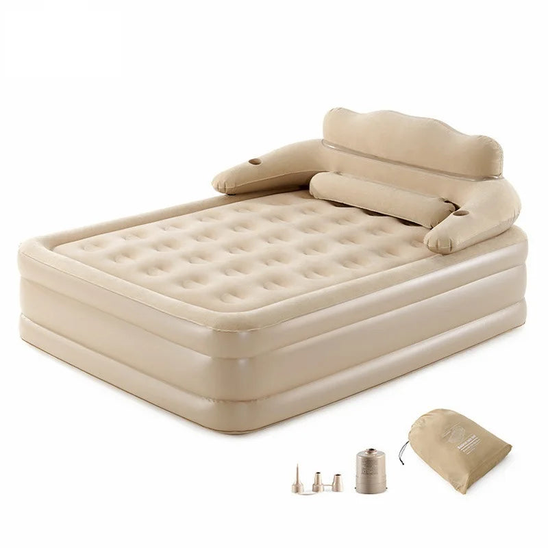 Lohascamping Large Inflatable Camping Air Tent For 4 To 5 People Family Hiking Outdoor Dome Shelter