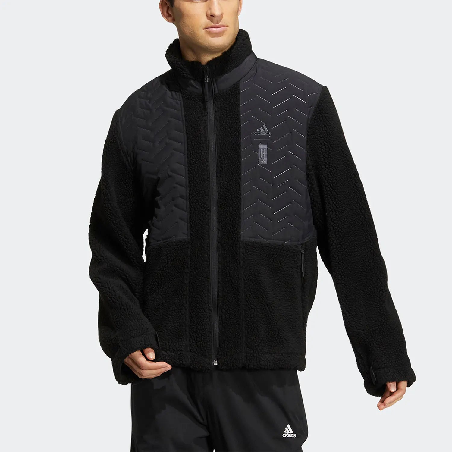 Winter New Men's Faux Shearling Sports Jacket HN8958