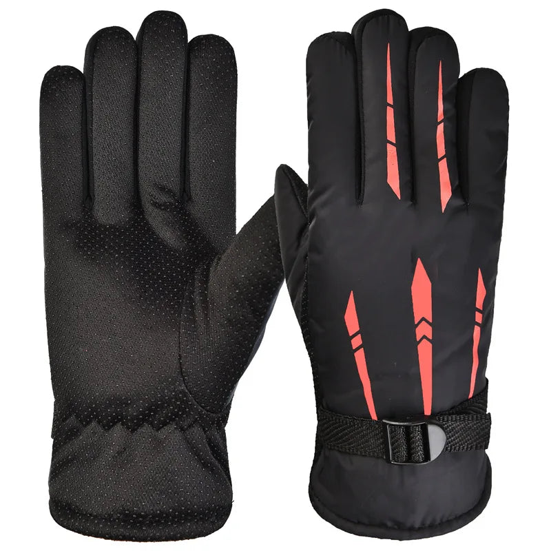 Winter Motorcycle Cycling Gloves Outdoor Waterproof Skiing Riding Hiking Warm Mitten Gloves Motorcycle Thermal Sport Gloves