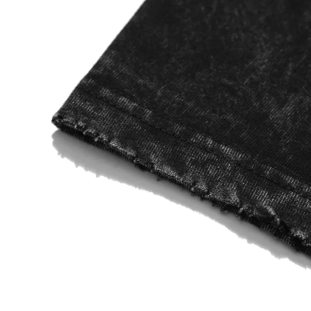 Brings Me The Horizons BMTH T Shirts Hip Hop Washed Short Sleeve Harajuku T-Shirt Vintage Men Women Tops Streetwear Tee Shirt