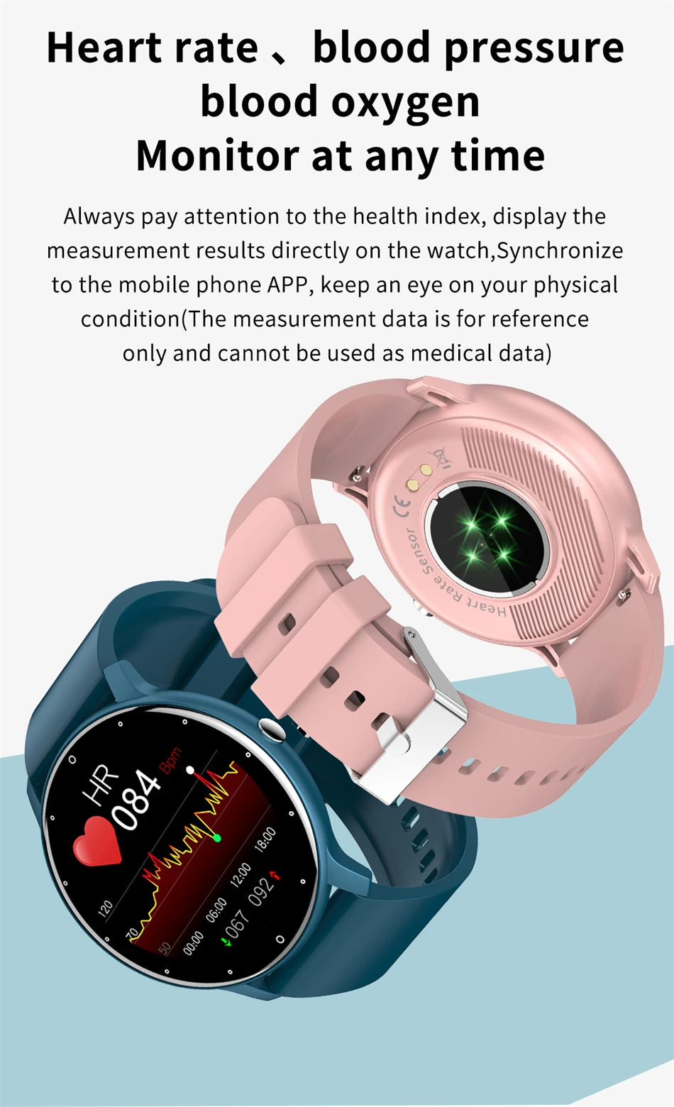 LIGE Smart Watch for Women & Men – Full Touch Screen, Bluetooth 5.2 Call, Waterproof Sports Fitness Tracker IP67 ZL02