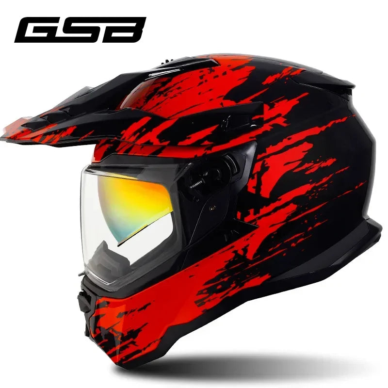 Gsb Motocross Helmet Men Full Face Moto Helm xp-22 Motorcycle Helmet Cross Downhill Off-road Helmet Men Casco Moto ECE Approved