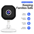 Smart Wifi Home Security Camera HD With Real Time App Alerts Two Way Audio Motion Tracking Indoor Camera For Baby Pet