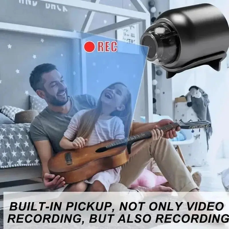 New X5Mini Night Vision 1080P Wireless Surveillance Camera Lightweight Clear Portable Motion Detection Premium Quality - trendingshoping.com