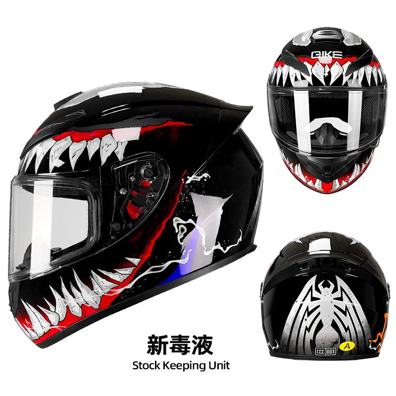 DOT Motorcycle Helmet cruise retro Motocross Full Face Helmet men and women four seasons Helmet riding Helmet Casco Capacete