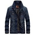 Men’s Denim Jacket Spring Winter Bomber Coat – Casual Fashion Jeans Jacket