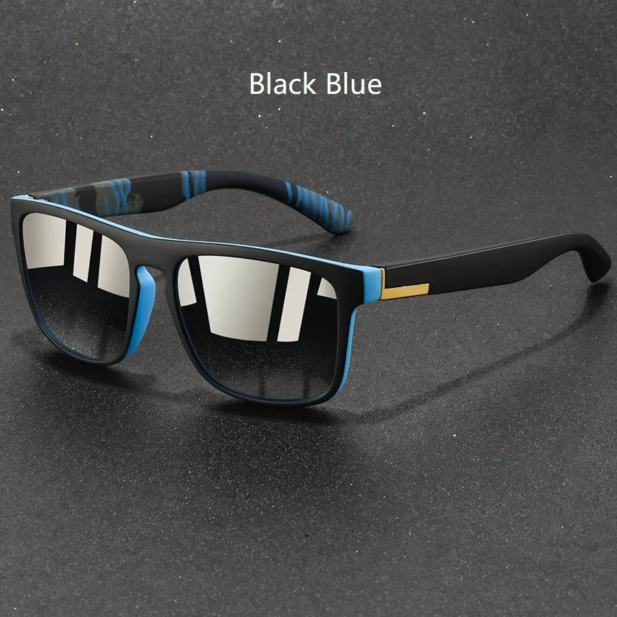 Fashion Vintage Square Sunglasses for Men & Women – Luxury Designer Fishing & Driving Glasses, Anti-Glare Retro Eyewear UV400