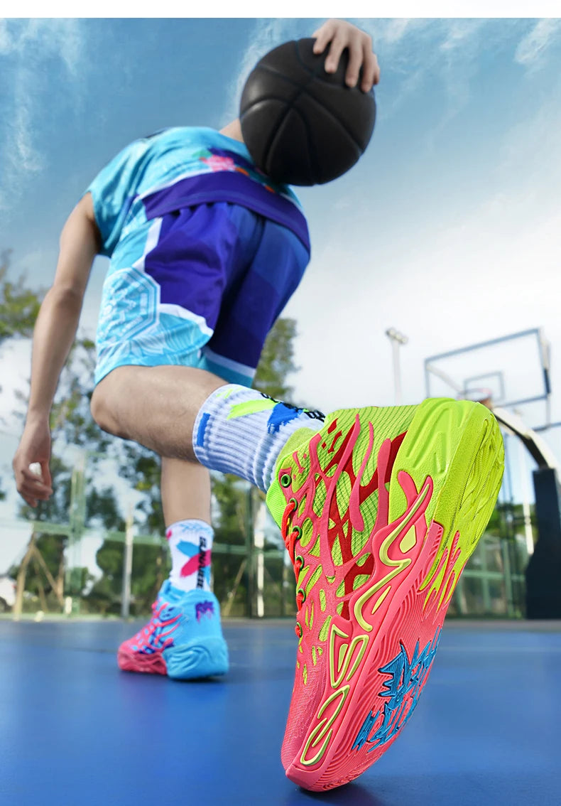 Men’s Autumn Basketball Sneakers | Warm Outdoor Fashion Anti-Slip Training Shoes