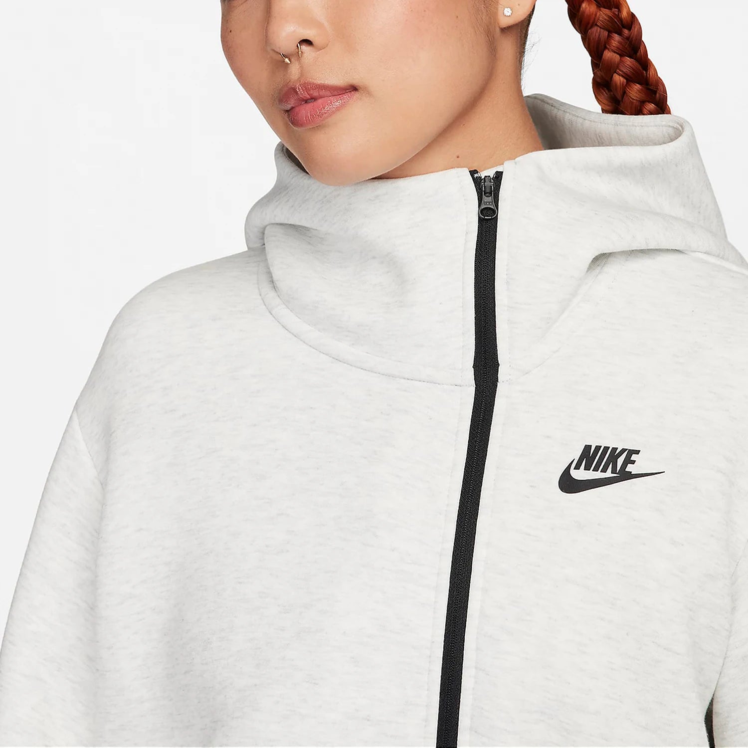 Women’s Minimalist Sport Hoodie – Loose-Fit Lightweight Pullover