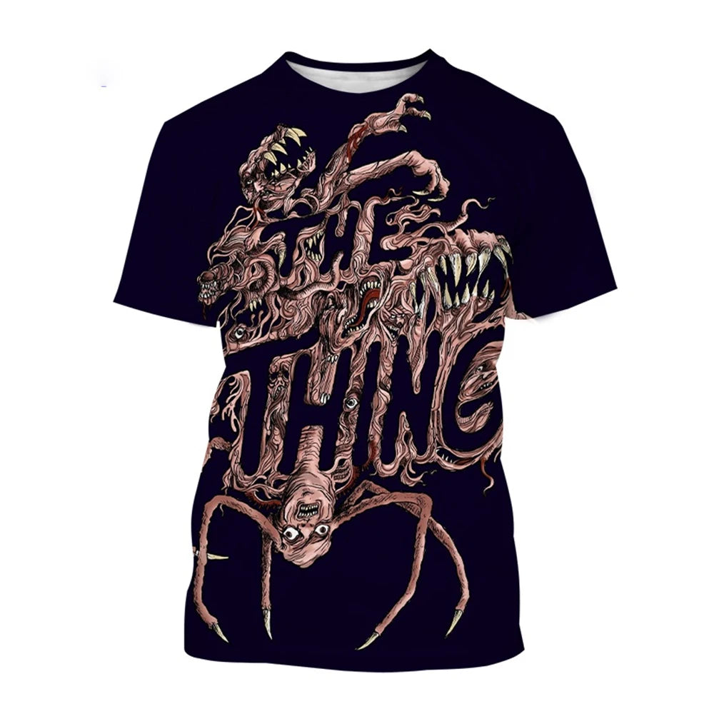 Trendy 3D Printed T-Shirt – Breathable Casual Summer Streetwear