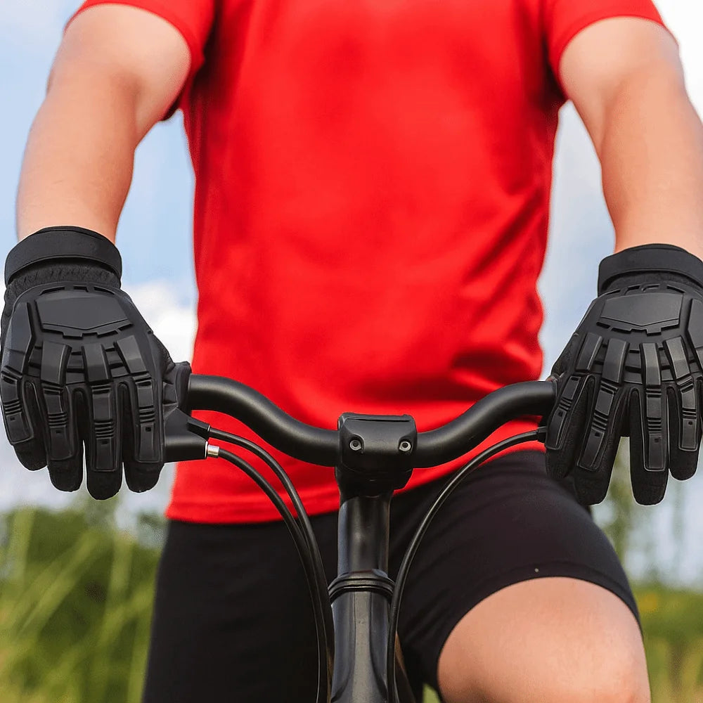 Breathable Riding Gloves Comfortable Wear Resistant Motorcycle Gloves Anti-slip Protective Gloves Men's Riding