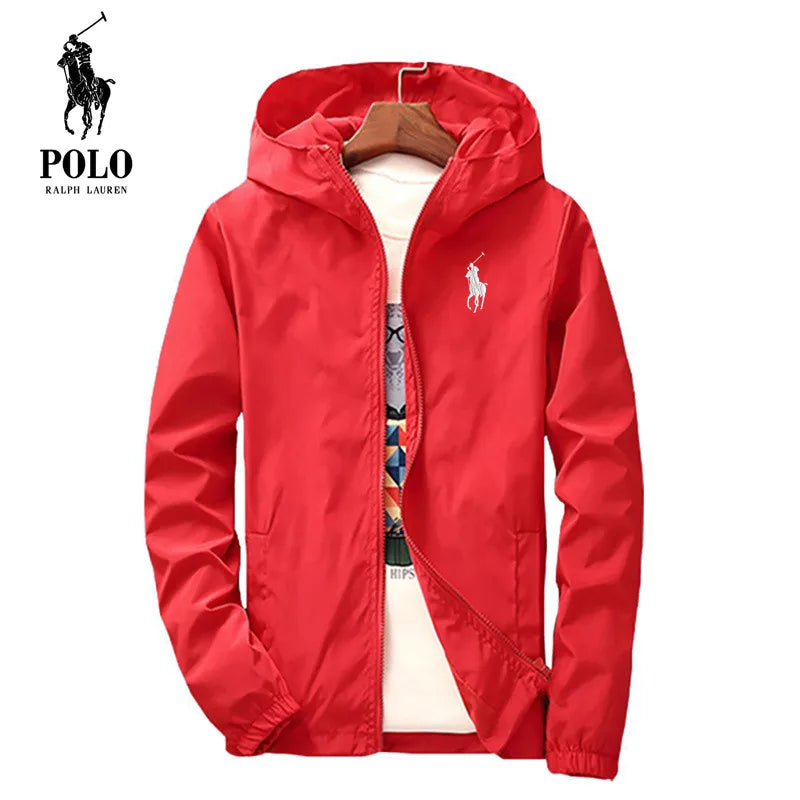 Men's Waterproof Hiking Jacket - Lightweight Hooded Sun Protection Windbreaker for Fishing, Running & Outdoor Sports