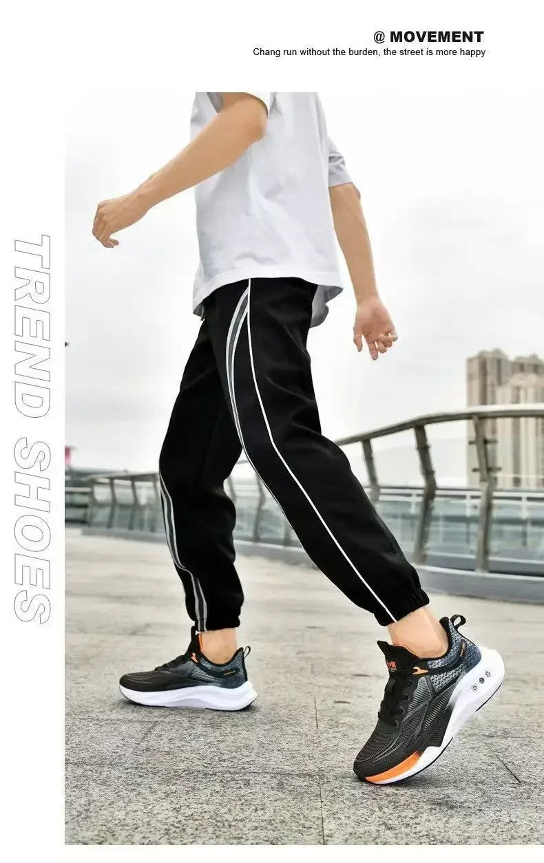 Men’s Lace-Up Running Sneakers | Lightweight Comfortable Walking Shoes