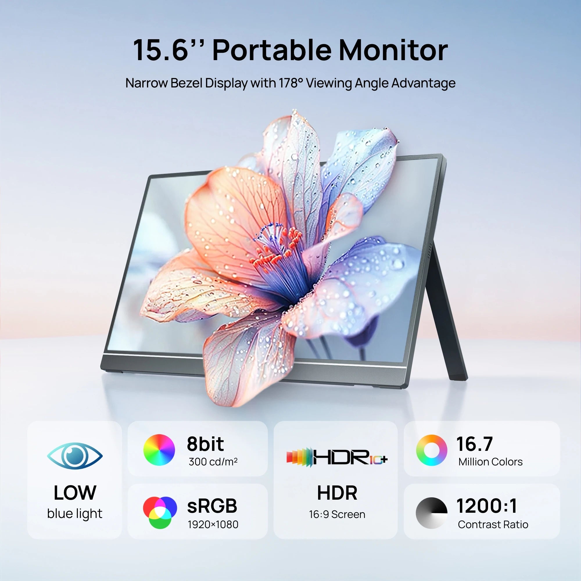 ARZOPA 15.6 inch Portable Monitor FHD 1080P IPS USB-C Mini-HDMI External Second Screen for Mac Laptop PC Switch Xbox PS4/5 Xbox - trendingshoping.com