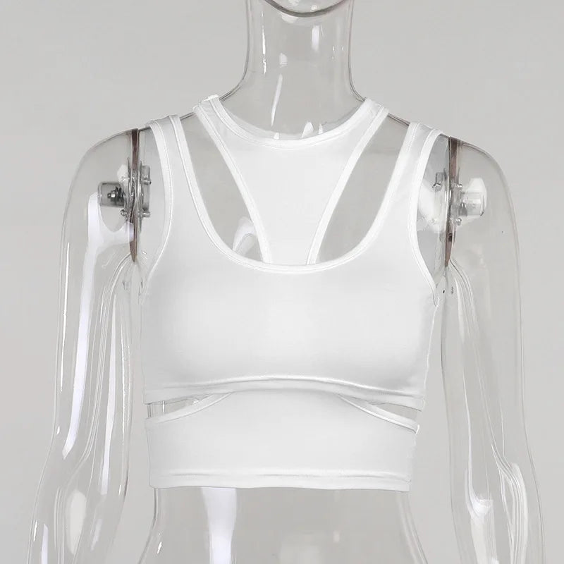 Brown 2021 Vintage Clothes Y2k Corset Crop Top Women Gothic Sexy Cyber Baby Tee Aesthetic Grunge 90s Ropa Fairycore Summer New