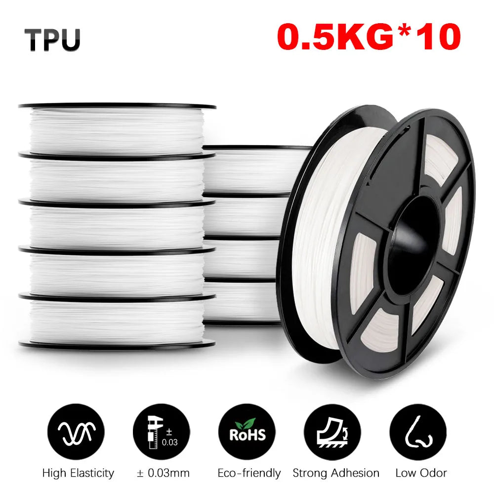 SUNLU 3D Printer Filament 1.75mm PLA and Other Material Options