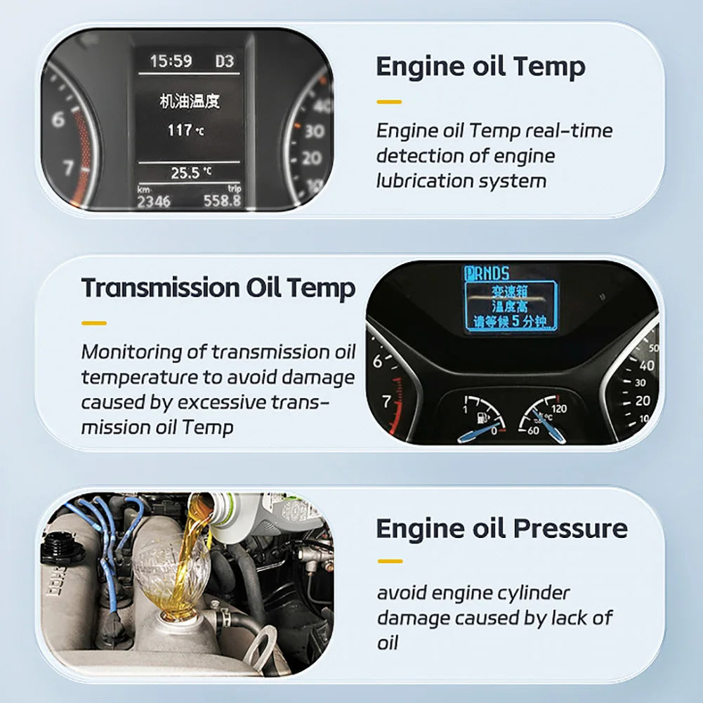 S100 Auto HUD OBD2 Head Up Display Projection on Glass Car Speed Windshield Projector Speedometer Alarm Electronic Accessories - trendingshoping.com