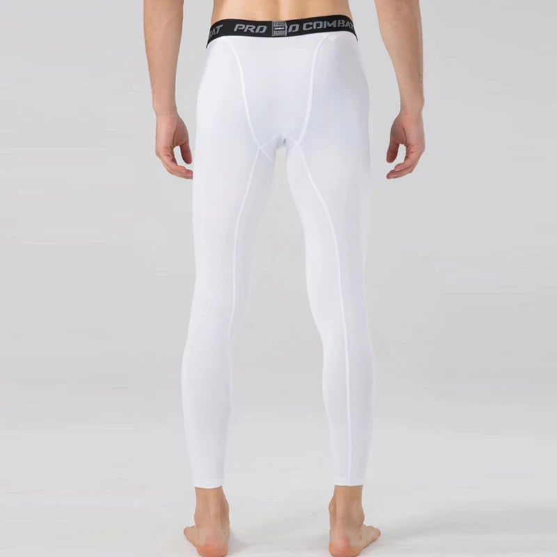 Mens Compression Pants Cool Dry Sports Baselayer Running Workout Athletic Tights