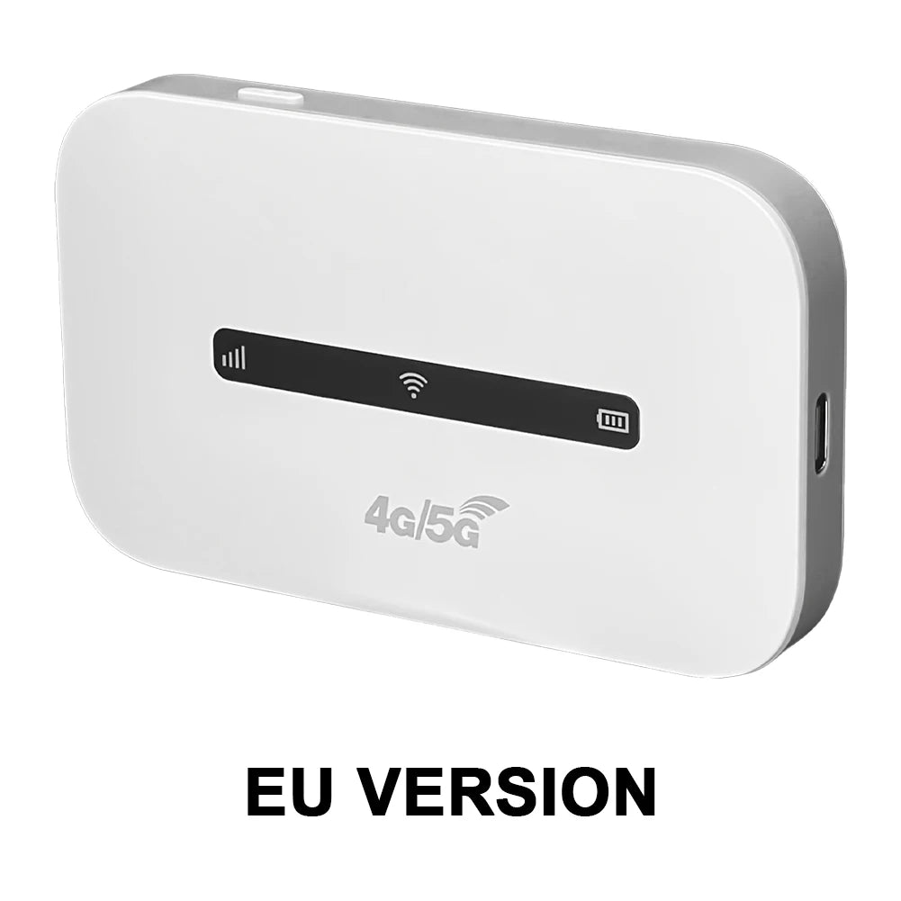 4G LTE Portable WiFi Hotspot 3000mAh 150Mbps Wireless Internet Router with SIM Card Slot Pocket Mobile Hotspot for Car Travel - trendingshoping.com