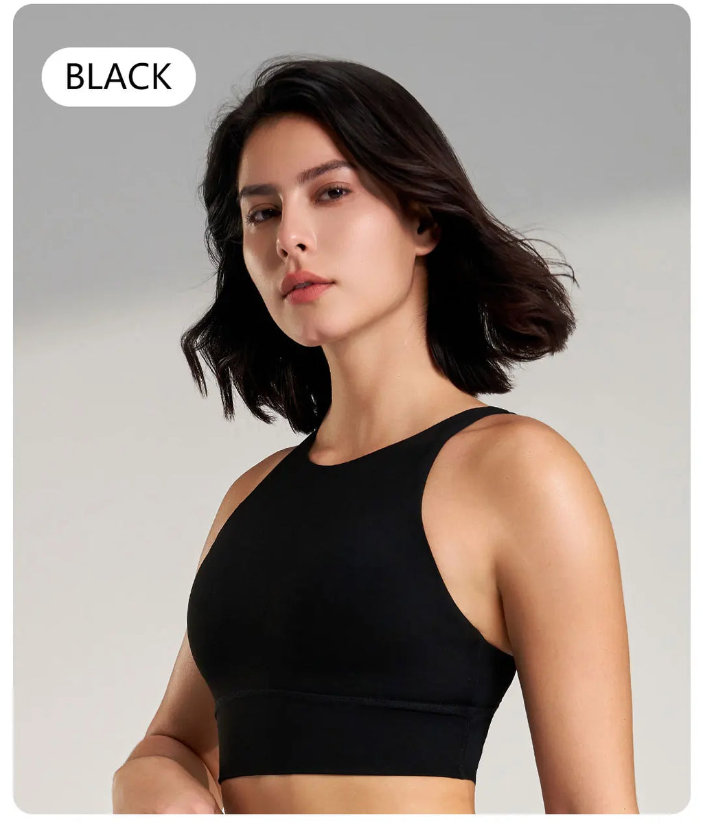 New women's sports underwear gym bra high-intensity sports yoga underwear quick-drying shockproof yoga undershirt