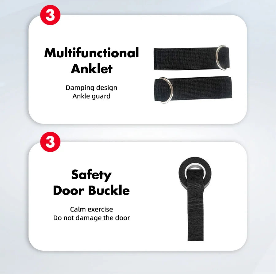 Exercise Resistance Bands Set for Strength Training at Home