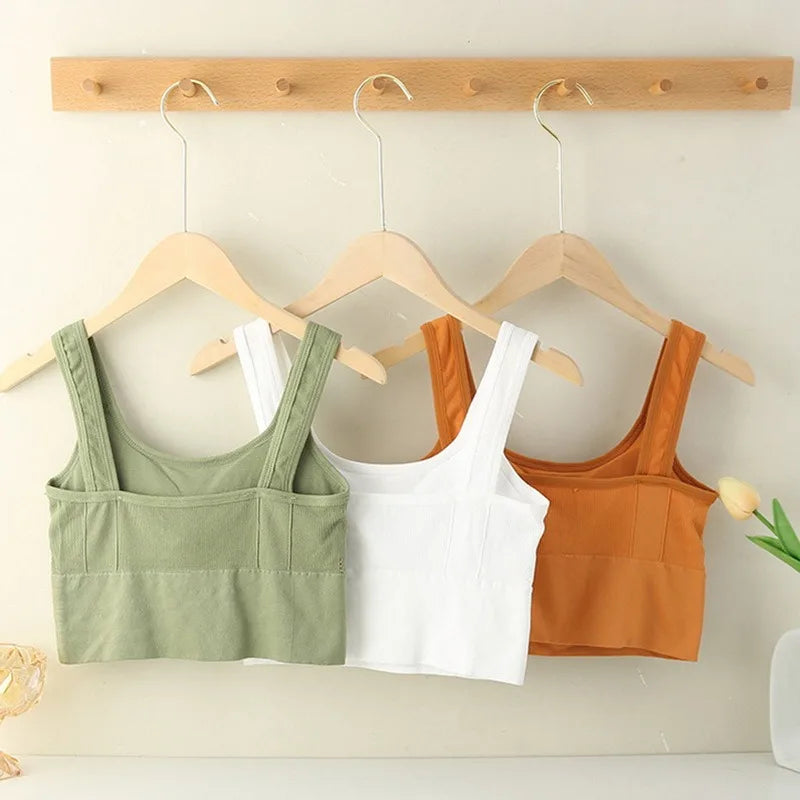 Women’s Seamless Sports Bra – Breathable Anti-Sweat Fitness Top for Gym & Yoga