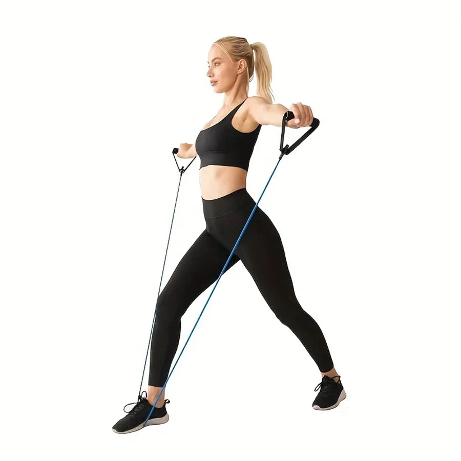 25LB 30LB Resistance Bands with Handles for Home Workouts and Strength Training Perfect for Yoga Pilates and Fitness Equipment
