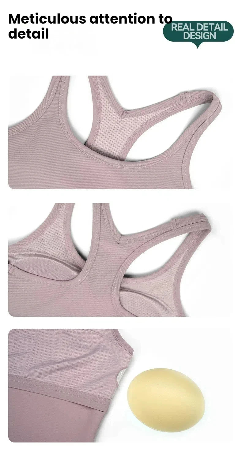 Women’s Workout Yoga Top Running Vest Cross Strap Sports Bra Style Gym Halterneck Fitness Tank