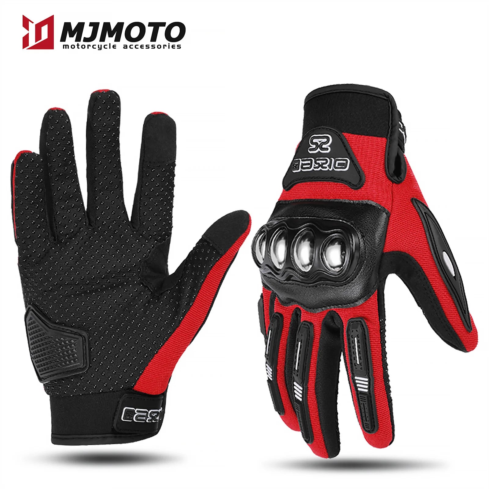 Motorcycle Gloves Breathable Racing Gloves Steel Protective Motorcyclists Riding Gloves Touch Screen Moto Biker Gloves Summer