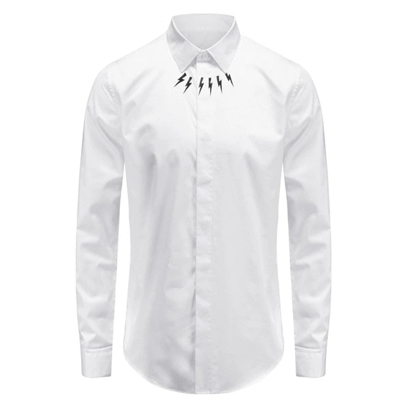 Men's Long-Sleeve 3D Print Fashion Shirt - Soft Fabric Loose Fit Casual Top