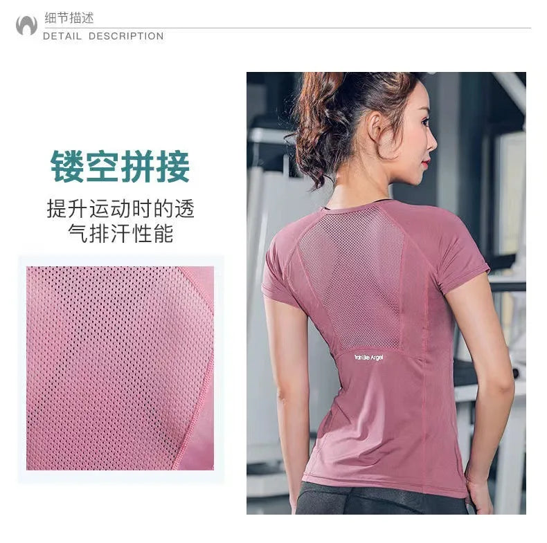 Women's Seamless Long Sleeve Yoga Top - Thumbhole Slim Fit Gym Shirt