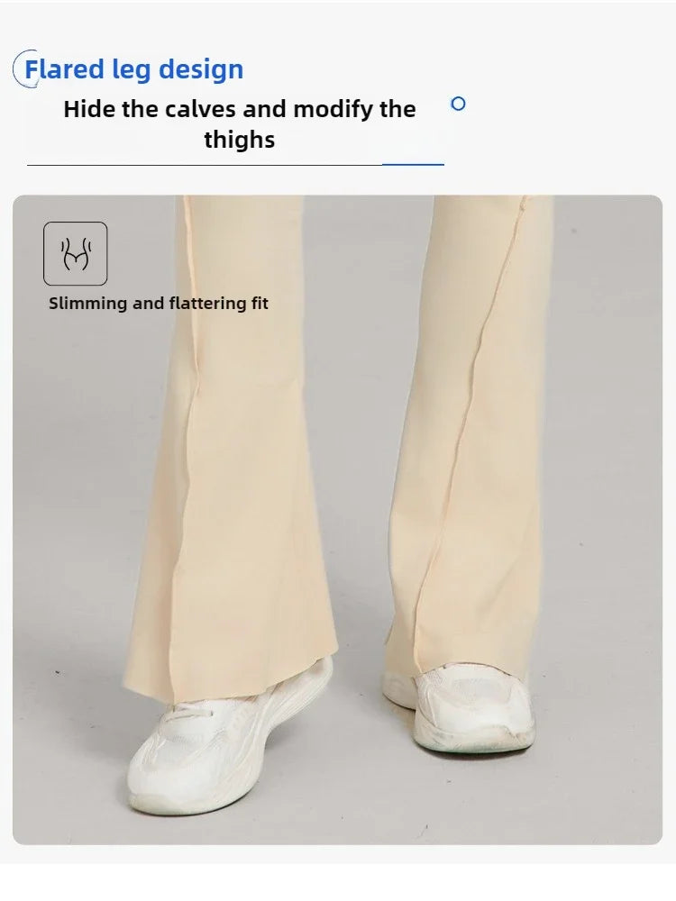 Women’s 2-Piece Zipper Gym Set - Long Sleeve Tracksuit & High-Waist Yoga Pants