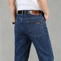 Jeans For Men Workwear Classic Straight Baggy Pants With Pockets High Quality 2025 Fashion Trousers